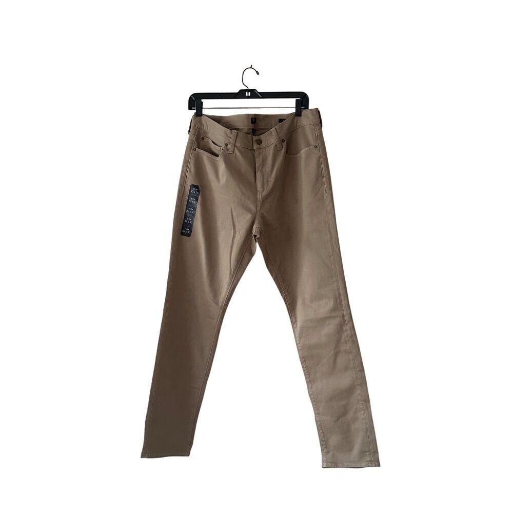 J.Crew Flex Slim Fit Mens Pants Beige Size 33x30 Made In Cambodia NWOT Preppy - Picture 1 of 15